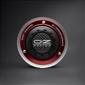 Centercap Centerlock para OZ Superturismo LM - 19x8,5 Matt Graphite + Red Ring (Conjunto - 4uni)