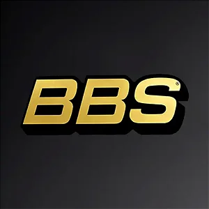 Adesivo Decorativo Original BBS - Black Gold