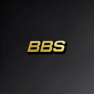 Adesivo Lip Decal Original BBS - Black Gold
