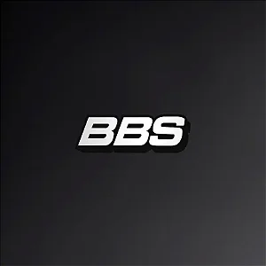 Adesivo Lip Decal Original BBS - Black White
