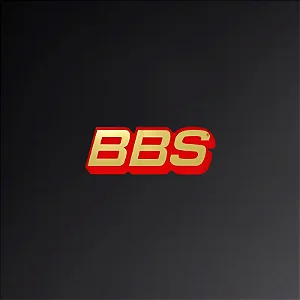 Adesivo Lip Decal Original BBS - Red Gold