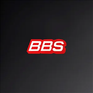 Adesivo Lip Decal Original BBS - Red White