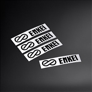 Adesivo Original Enkei RPF1 - Black (4 unid)