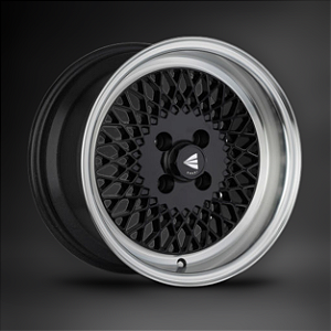 Jogo de Rodas Enkei ENKEI92 Black Machined Lip Aro 15x8 4x100 ET25