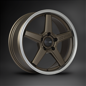 Jogo de Rodas Enkei Quasar Matte Bronze Machined Lip Aro 19x8 5x114,3 ET35
