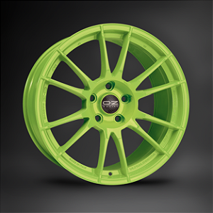 Jogo de Rodas OZ Racing Ultraleggera HLT Acid Green Aro 19x9,5 5x114,3 ET40