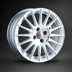 Jogo de Rodas OZ Racing Superturismo WRC Race White Aro 17x7 4x100 ET40