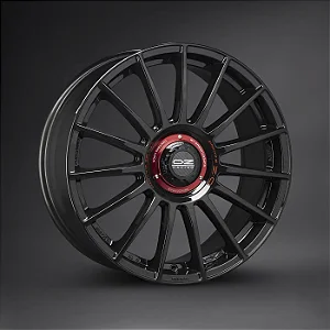 OZ Superturismo Evoluzione Gloss Black Red Let. 5x114,3 18x8 ET45