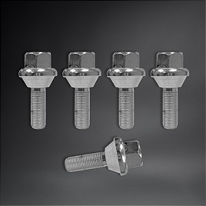 Parafusos de Reposição Roda OZ Racing M12x1.25 Deslizante Cônico - Kit c/ 5 Unidades