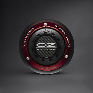 Centercap Centerlock para OZ Superturismo LM - 19x8,5 Matt Black + Red Ring (1 unidade)