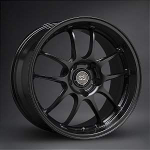 Jogo de Rodas Enkei PF01 Matte Black Aro 17x9 5x114,3 ET35