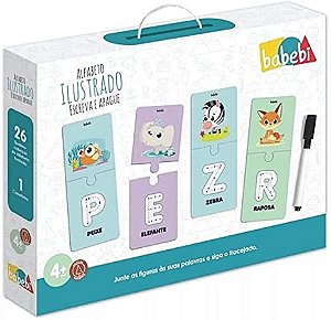 Alfabeto Ilustrado Escreva e Apague