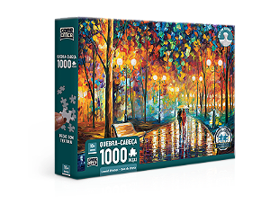 Leonid Afremov – Som da Chuva – Quebra-cabeça – 1000 peças