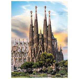 Puzzle 500 peças Basilica da Sagrada Família