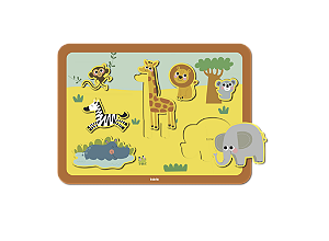 Quebra-cabeça de encaixe Safari