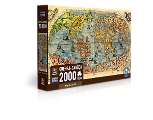 Mapa Mundi 1565 – Quebra-Cabeça 2000 Peças