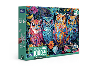 Corujas Místicas – Quebra-cabeça 1000 peças