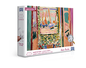 Coleção Obras de Arte – Matisse: A Janela Aberta – Quebra-cabeça 1000 peças