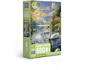 Lago dos Cisnes – Quebra-cabeça 500 peças nano