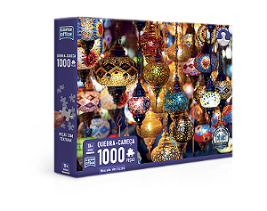 Mercado das Luzes- Quebra-cabeça 1000 peças
