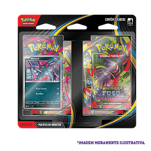 Blister Quadruplo Pokémon Sneasel ME02 Fogo Fantasmagórico