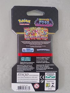 Blister Unitário Pokémon TCG Mega Evolução Fogo Fantasmagórico