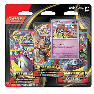 Blister Triplo Pokémon TCG Drifloon Mega Evolução 1