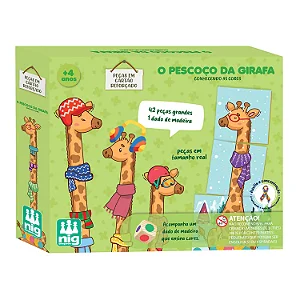 Nig Brinquedos Brinquedo Educativo O Pescoço da Girafa