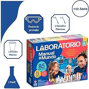 Laboratório Manual do Mundo 85 Experiências, Nig Brinquedos