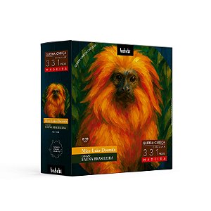 Quebra-cabeça Circular 331 peças – Mico-Leão-Dourado - Babebi - Madeira