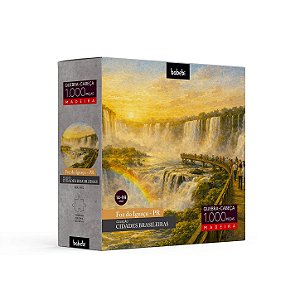 Quebra-cabeça 1.000 peças em madeira – Foz do Iguaçu – PR - Babebi