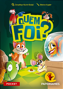 Jogo de cartas Quem Foi ? Papergames.