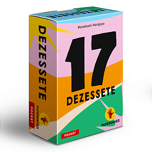 Jogo de cartas Dezessete papergames.