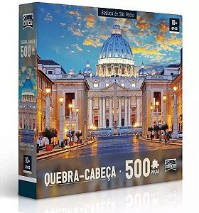 Jogo Quebra Cabeça Puzzle 500pçs Sagrada Família Barcelona