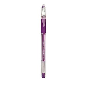 Caneta Gel 0,7mm Grip Neon Violeta - Molin