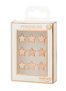 Percevejo C/9 Estrela Rose - Molin