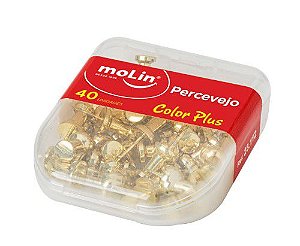 Percevejo C/40 Dourado - Molin