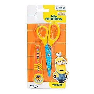 Tesoura Escolar Minions - Molin