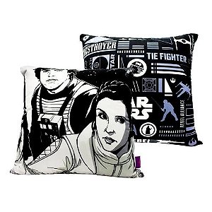 Almofada 40x40cm Fibra Veludo Rebels Star War-zona