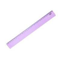 Regua Esc 30cm New Line Liso Lilas - Waleu