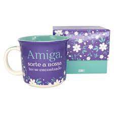 Caneca 350ml Tom Amiga Sorte - Zona