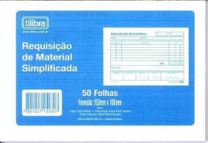 Bloco 50f Requisicao Material Simplificado-tilibra