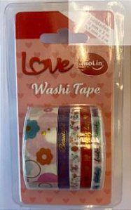 Washi Tape C/5 Love Sortido - Molin