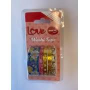 Washi Tape C/5 Love Sortido - Molin