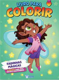 Livro P/colorir Meninas Fadinhas Magicas - Bicho