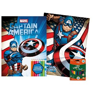 Marvel Kit Diversao Capitao America -bicho Esperto