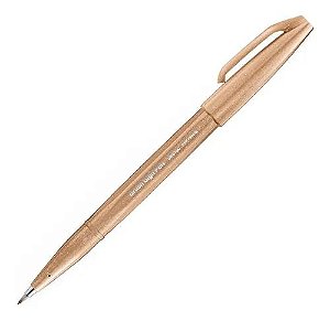 Brush Pen Sign Marrom Claro - Pentel