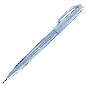 Brush Pen Sign Cinza Azulado - Pentel