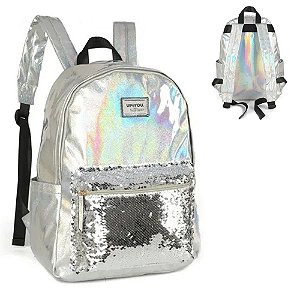 Mochila Costas Up4you Prata - Luxcel