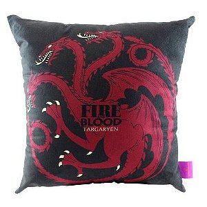 Almofada 40x40cm Fibra Targaryen Game Of Thon-zona